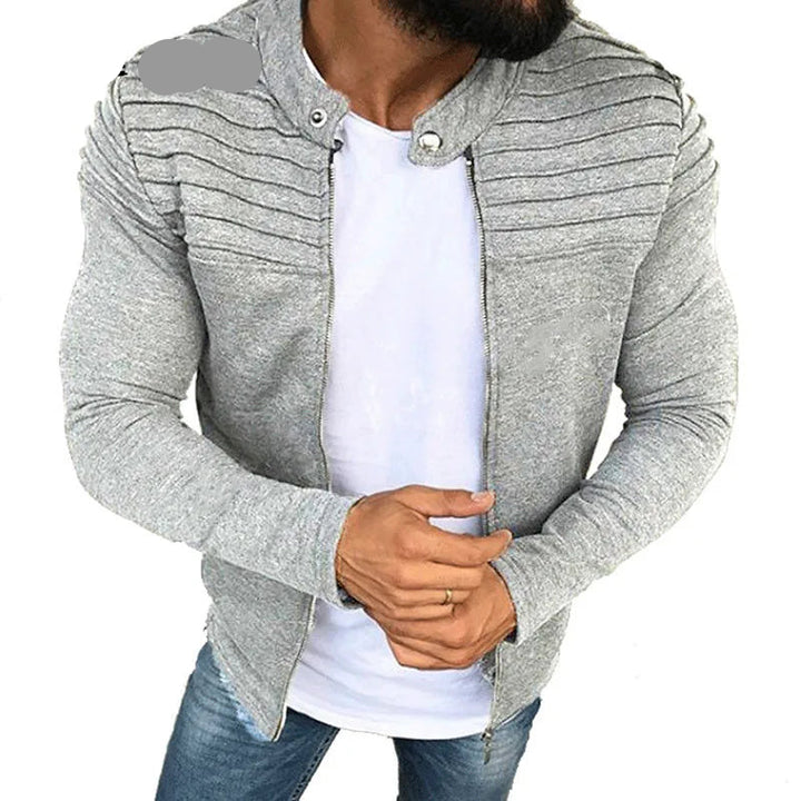 RENVAR | Herre Slim Fit Jakke med Lynlås
