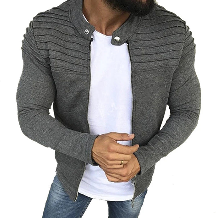RENVAR | Herre Slim Fit Jakke med Lynlås