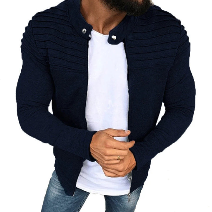 RENVAR | Herre Slim Fit Jakke med Lynlås