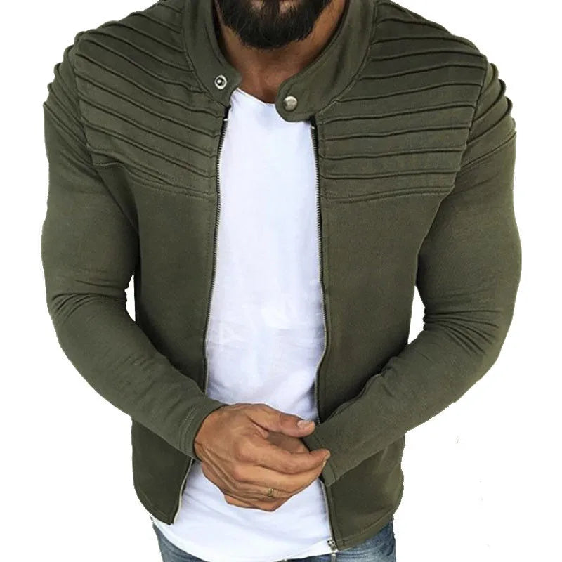 RENVAR | Herre Slim Fit Jakke med Lynlås